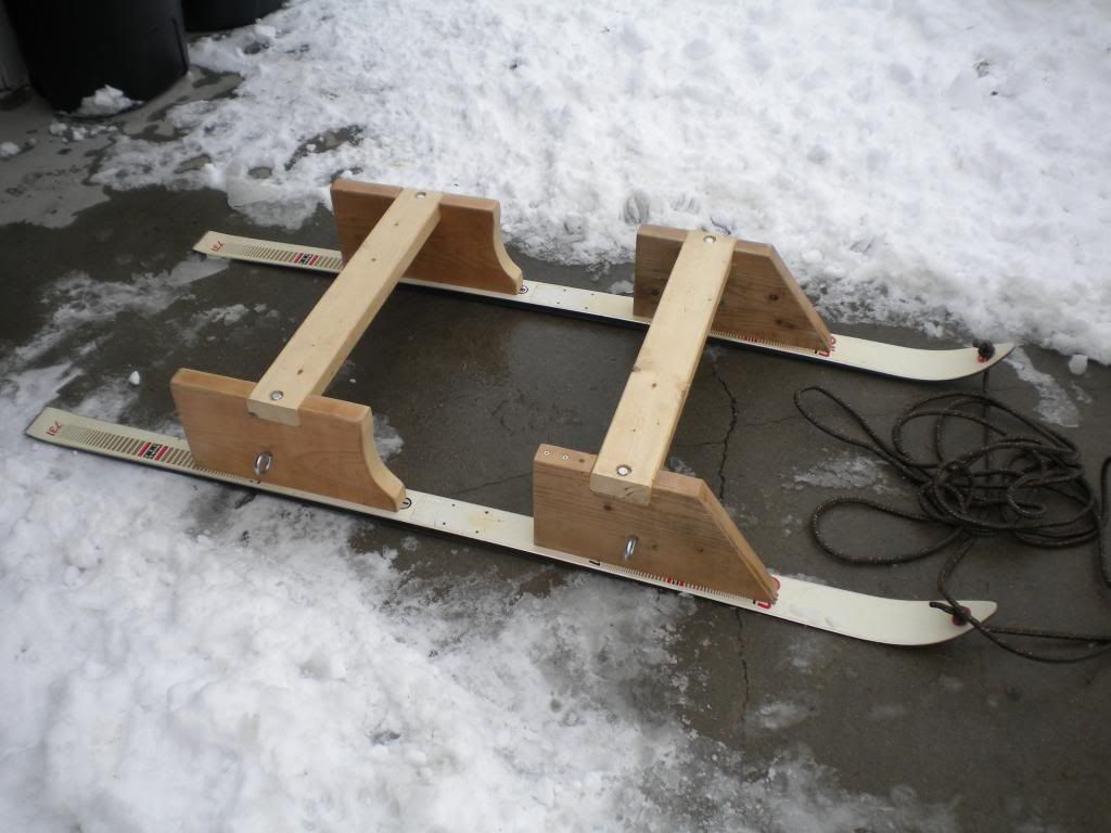 Skis as runners on sleds Michigan Sportsman Online Michigan Hunting and Fishing Resource